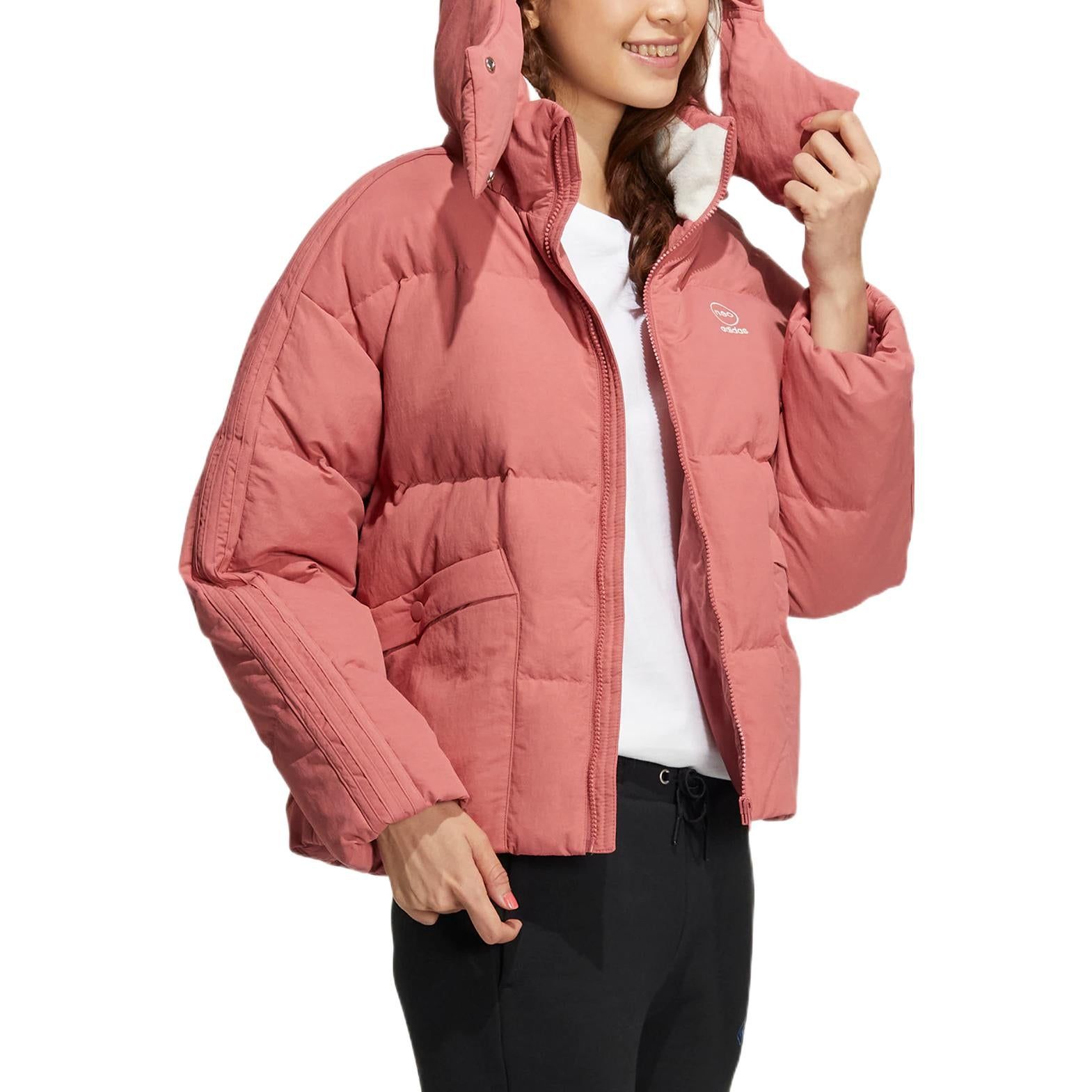 (WMNS) Adidas Neo Vibe Down Jackets 'Pink' HN2458 sold by KicksCrew product image thumbnail 4