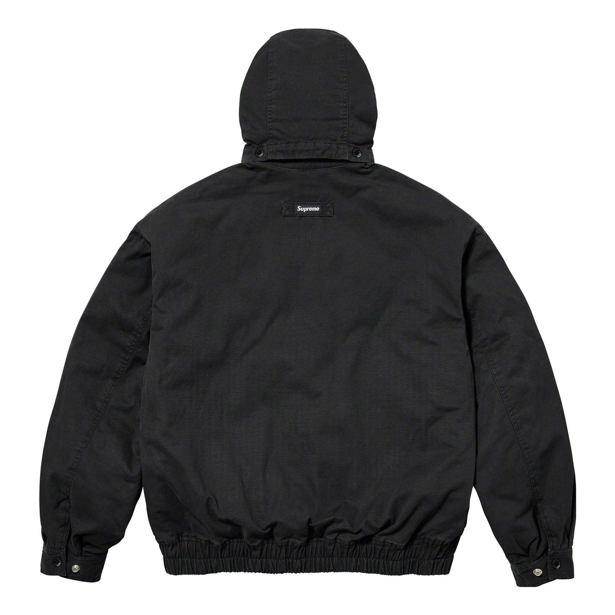 Supreme Leather Collar Utility Jacket 'Black' SUP-FW23-034 sold by KicksCrew product image thumbnail 4