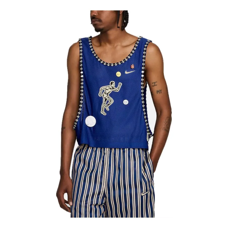 Nike x Bode Rec Scrimmage Pinny 'Deep Royal Blue' FJ0224-455 sold by KicksCrew