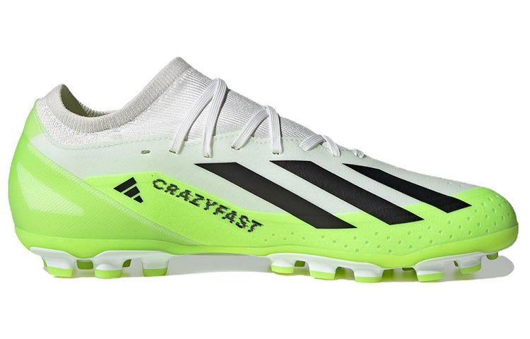 Adidas Crazyflight X 3 Artificial Grass Boots 'White Black Solar Green' IG7651 sold by KicksCrew product image thumbnail 2