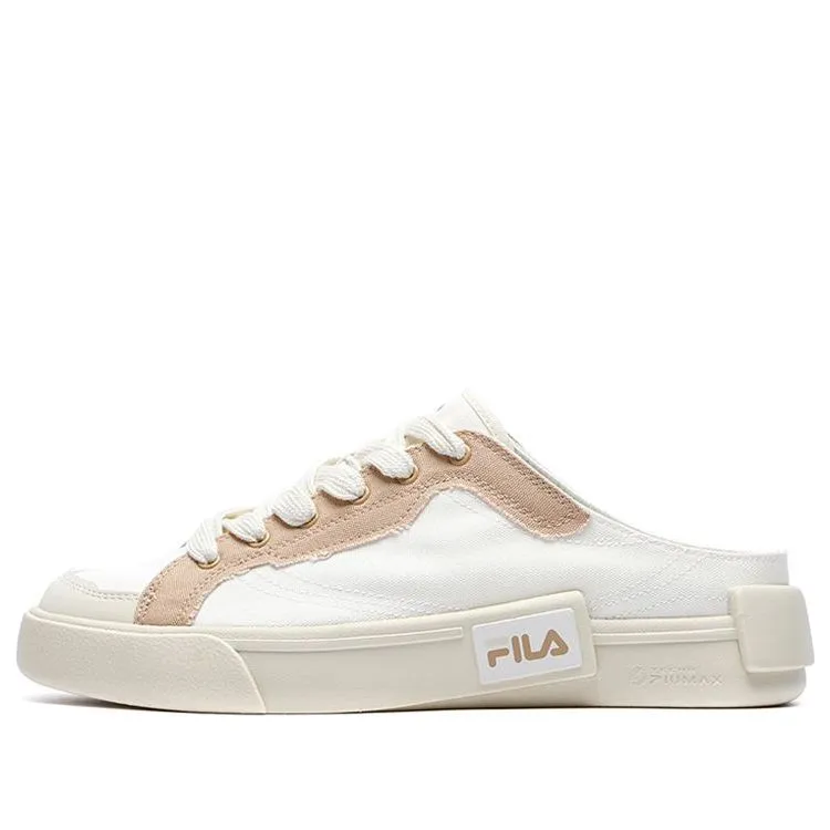 FILA FUSION Pop Mule Skate Shoes 'White Beige' T12M228220FWL sold by KicksCrew