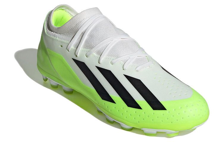 Adidas Crazyflight X 3 Artificial Grass Boots 'White Black Solar Green' IG7651 sold by KicksCrew product image thumbnail 3