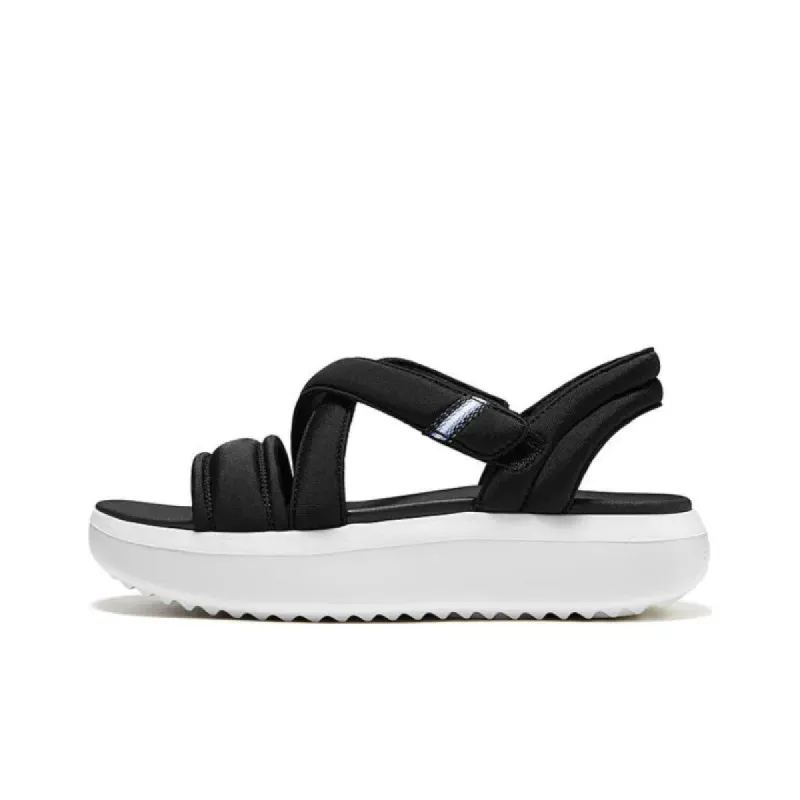 (WMNS) Skechers Beach Sandals 'Black' 114783-BLK sold by KicksCrew