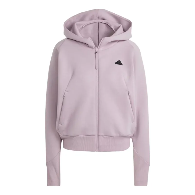 (WMNS) adidas Z.N.E. Full-Zip Hoodie 'Purple' IS3934 sold by KicksCrew