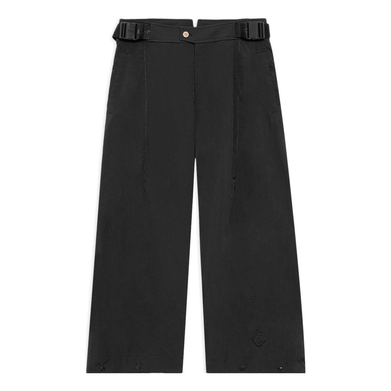 Li-Ning x Jackie Chan Kung Fu Loose Fit Ankle Pants 'Black' AKQS003-4 sold by KicksCrew