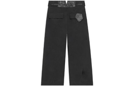 Li-Ning x Jackie Chan Kung Fu Loose Fit Ankle Pants 'Black' AKQS003-4 sold by KicksCrew