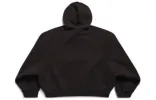 (WMNS) Balenciaga Unity Sports Icon Boxy Zip-up Hoodie Large Fit 'Black' 787354TQVD59034 sold by KicksCrew
