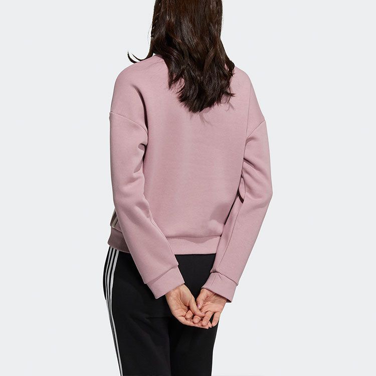 (WMNS) Adidas Neo SS 3-Stripes Sweatshirts 'Pink' HD7284 sold by KicksCrew product image thumbnail 3