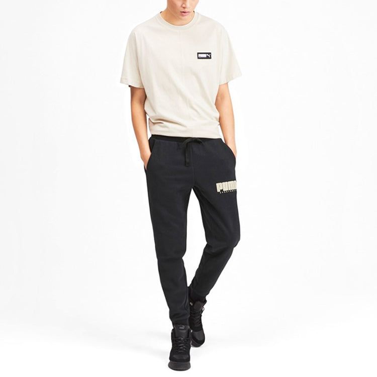 Puma Fleece Pants 'Black' 580999-51 sold by KicksCrew product image thumbnail 3