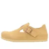 Birkenstock London Suede Leather Narrow Fit Shoes 'Latte Cream' 1027600 sold by KicksCrew