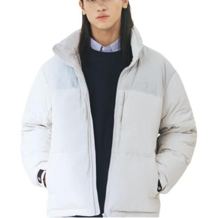 New Balance Winter Puffer Coat 'White' NPD49011-LGR sold by KicksCrew product image thumbnail 3