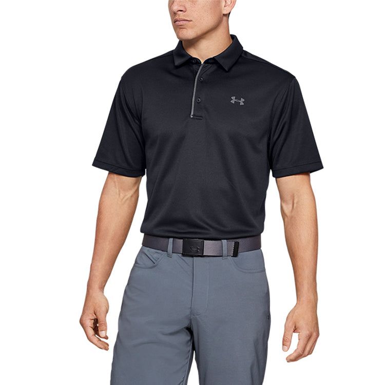 Under Armour Tech Polo Shirt 'Black' 1290140-001 sold by KicksCrew product image thumbnail 3