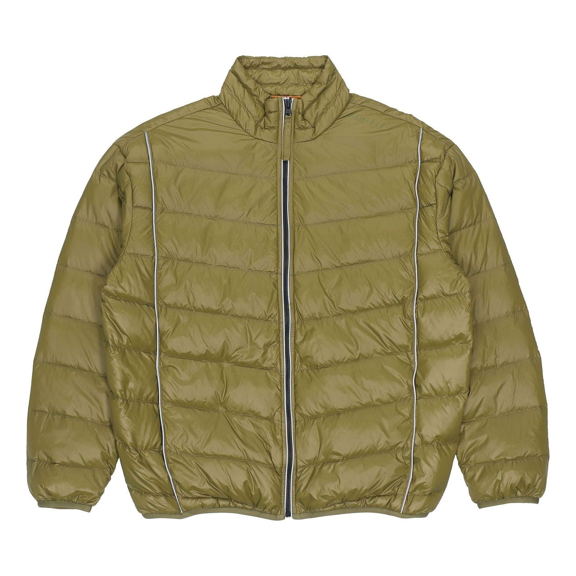 Converse Stand Collar Light Puffer Jacket 'Olive Green' 10020671-A02 sold by KicksCrew
