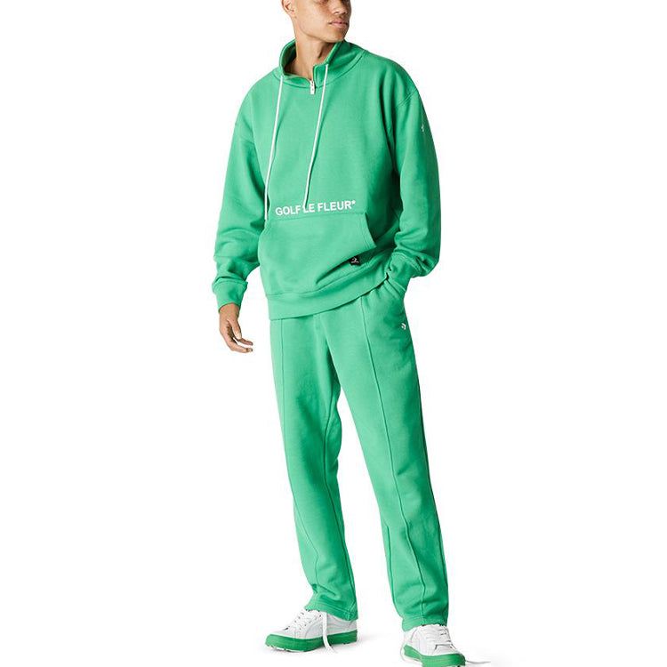 Converse x Golf Le Fleur Quarter Zip Pullover Sweatshirt 'Green' 10017488-A02 sold by KicksCrew product image thumbnail 3