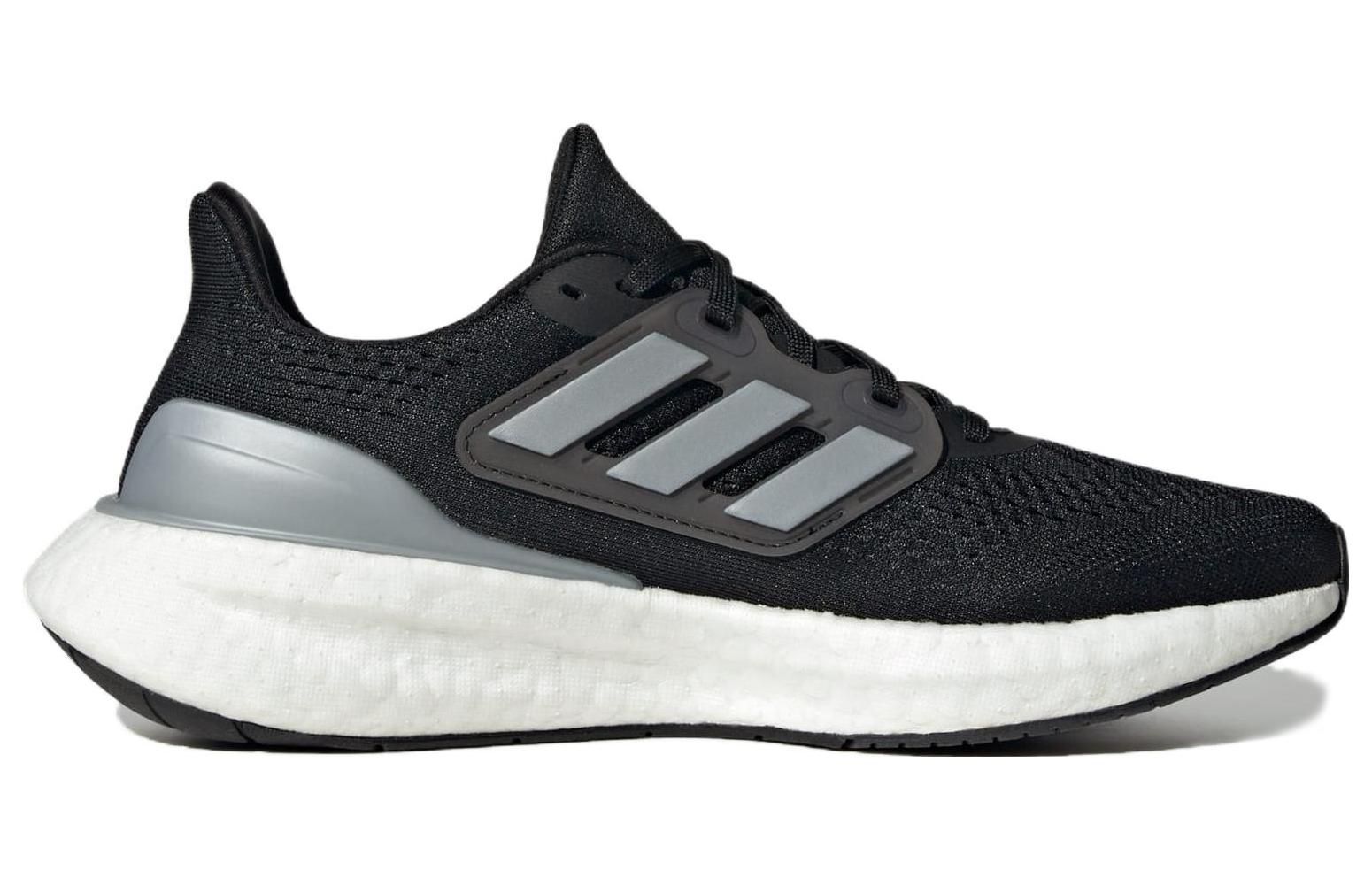(WMNS) Adidas PureBoost 23 Wide 'Black Silver Metallic' IF8063 sold by KicksCrew product image thumbnail 2