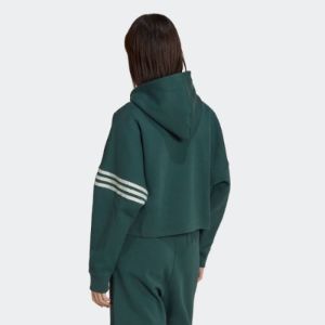 (WMNS) adidas Adicolor Neuclassics Hoodie 'Mineral Green' HS6772 sold by KicksCrew
