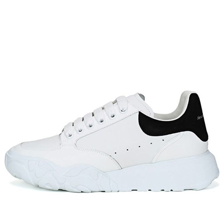 Alexander McQueen Oversized Court Trainer 'White Black' 634619WHZ969061 sold by KicksCrew