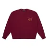 Drew House Sketch Mascot Waffle Sweater 'Burgundy' DW-FW22-558 sold by KicksCrew