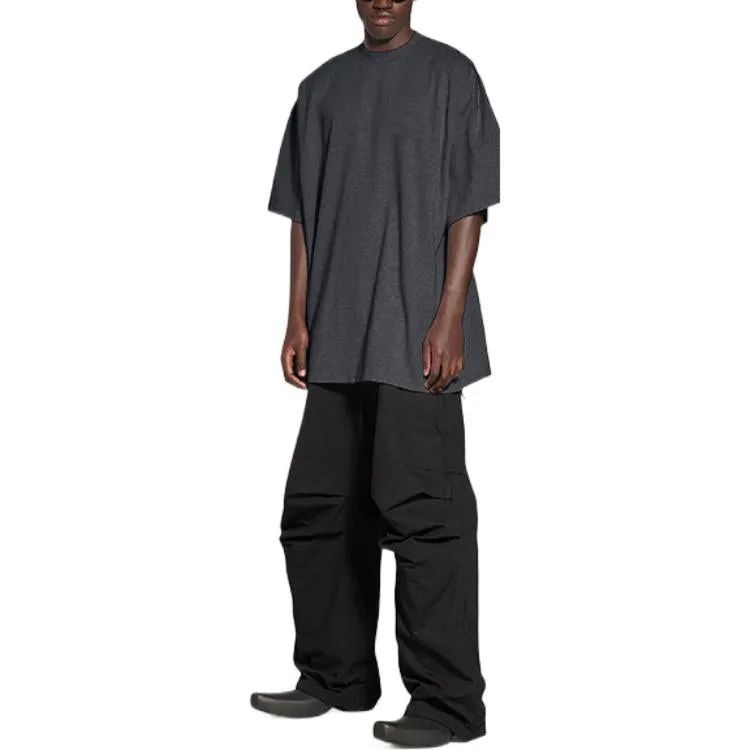 Balenciaga Strike 1917 Oversized T-shirt 'Washed Black' 694576TMVJ61055 sold by KicksCrew product image thumbnail 3