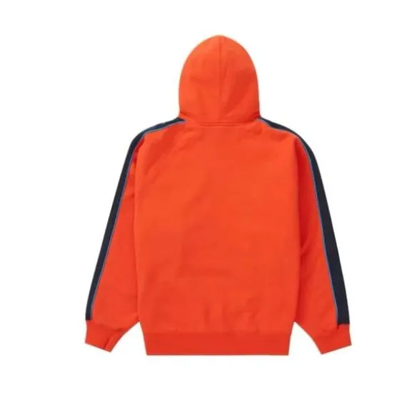 Supreme Falcon Raglan Zip Up Hooded Sweatshirt 'Orange Grey' SUP-SS23-037 sold by KicksCrew product image thumbnail 2