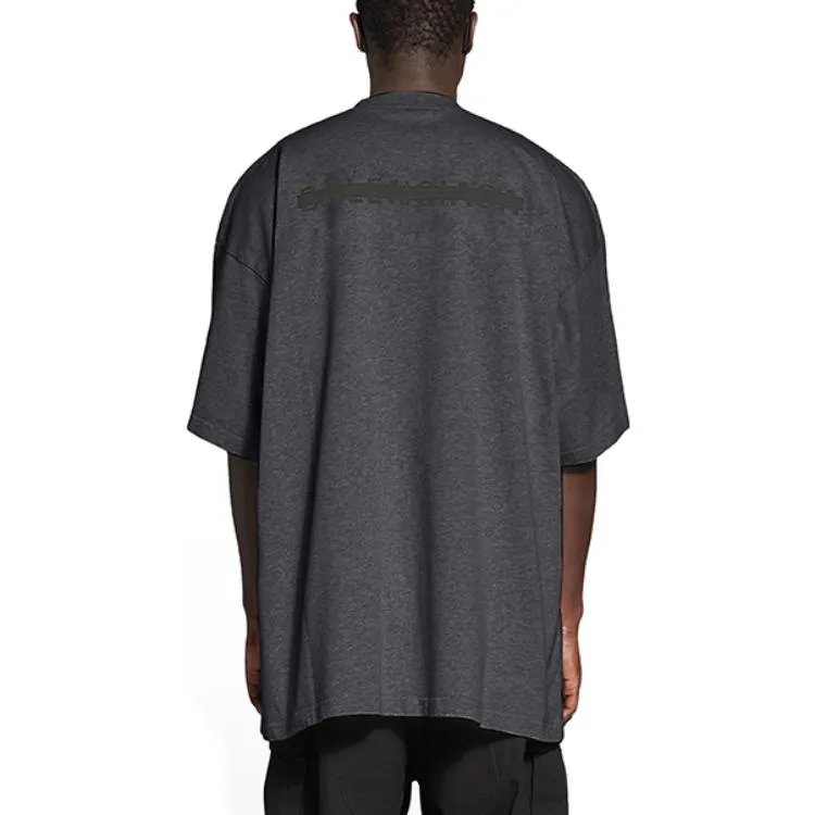 Balenciaga Strike 1917 Oversized T-shirt 'Washed Black' 694576TMVJ61055 sold by KicksCrew product image thumbnail 4