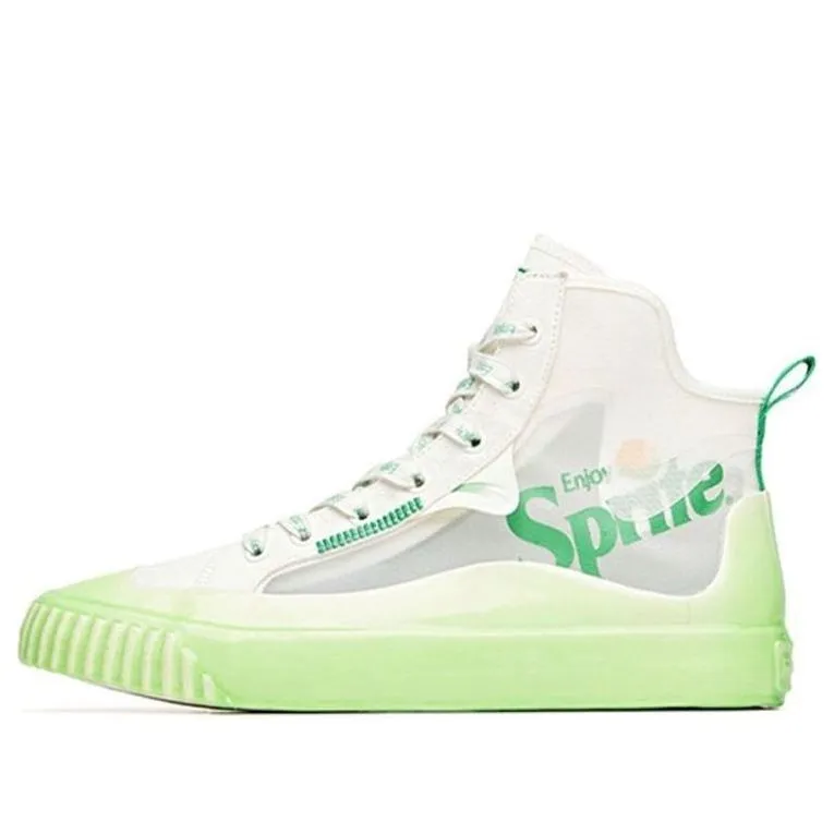 ANTA x Sprite Canvas High 'White Green' 112028656-2 sold by KicksCrew