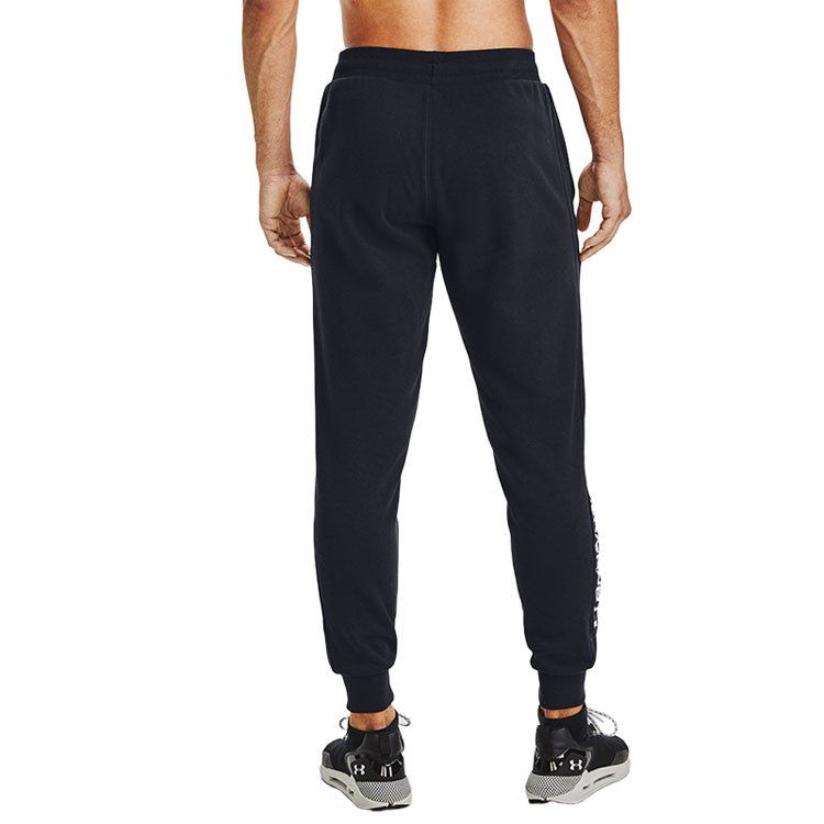 Under Armour Rival Wordmark Jogger Fleece Pants 'Black' 1360704-001 sold by KicksCrew product image thumbnail 5
