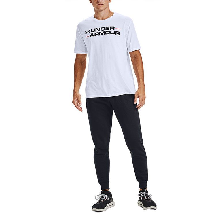 Under Armour Rival Wordmark Jogger Fleece Pants 'Black' 1360704-001 sold by KicksCrew product image thumbnail 3