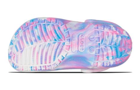 (GS) Crocs Classic Marbled Clog 'Blue Purple Pink' 207464-102 sold by KicksCrew