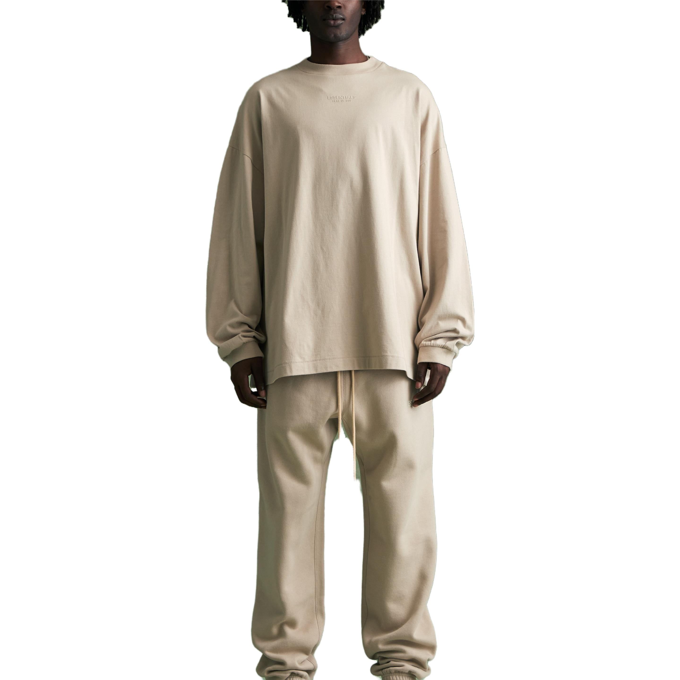 Fear of God Essentials FW23 Long Sleeve Tee 'Silver Cloud' 125BT232012F sold by KicksCrew product image thumbnail 3