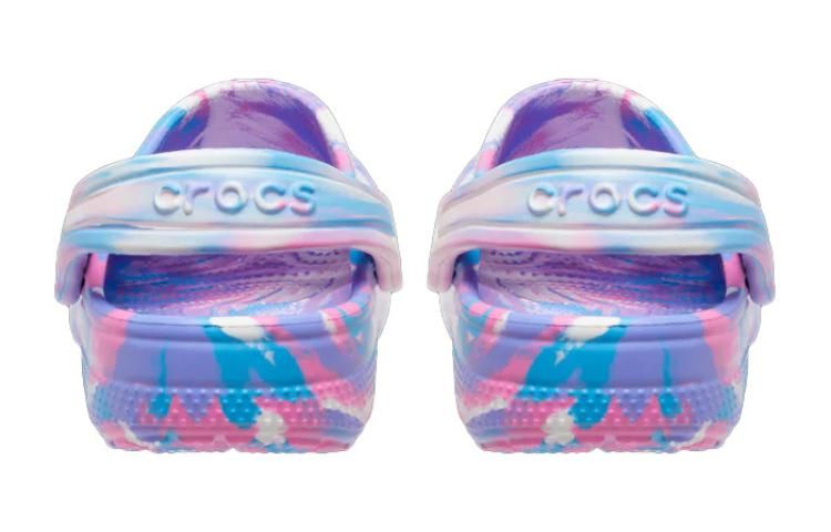 (GS) Crocs Classic Marbled Clog 'Blue Purple Pink' 207464-102 sold by KicksCrew product image thumbnail 3