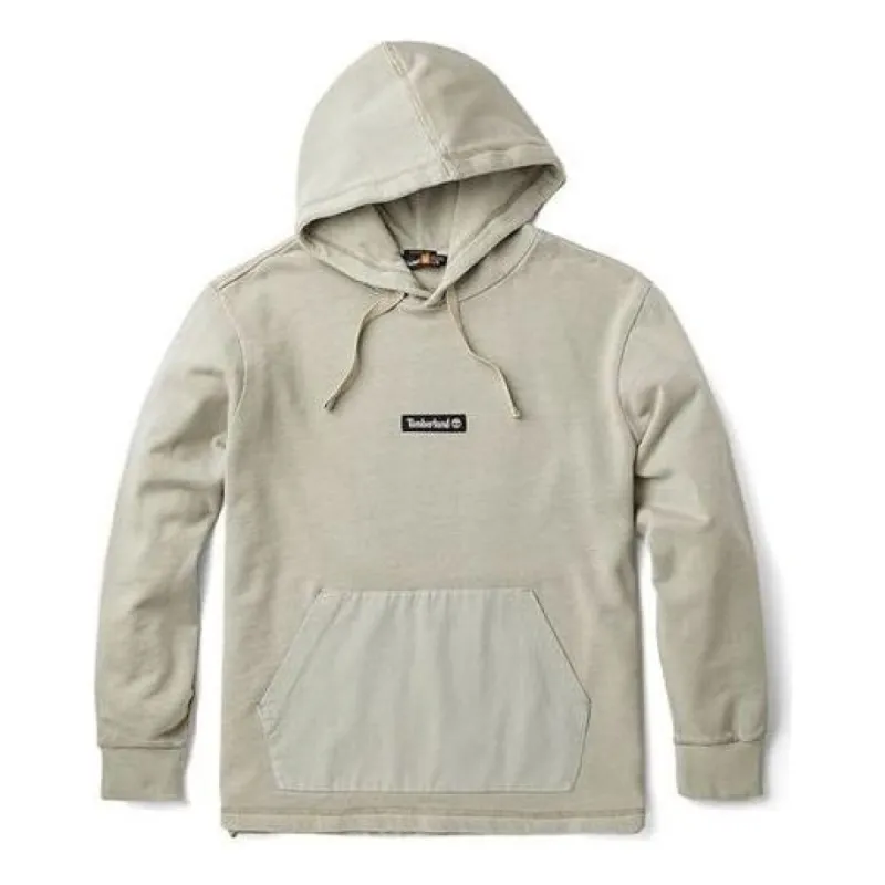 Timberland Mixed Media Garment Dye Hoodie 'Island Fossil' A6JWK-CY2 sold by KicksCrew