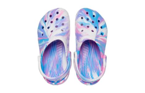 (GS) Crocs Classic Marbled Clog 'Blue Purple Pink' 207464-102 sold by KicksCrew