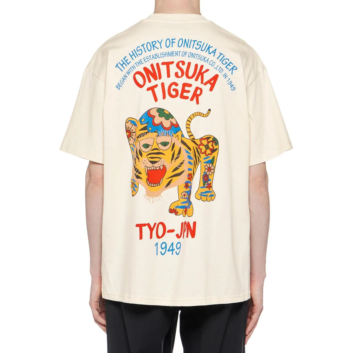 Onitsuka Tiger Graphic T-shirt 'Off White' 2183B304-700 sold by KicksCrew product image thumbnail 4