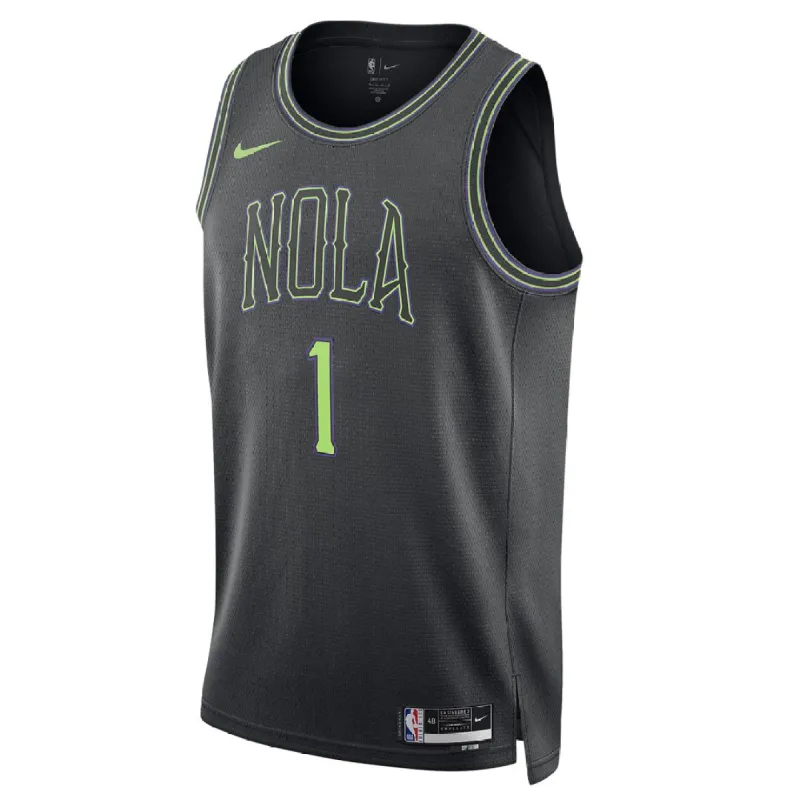 Nike Dri-FIT NBA Swingman Jersey 2023/24 City Edition 'New Orleans Pelican Zion Williamson' DX8511-012 sold by KicksCrew