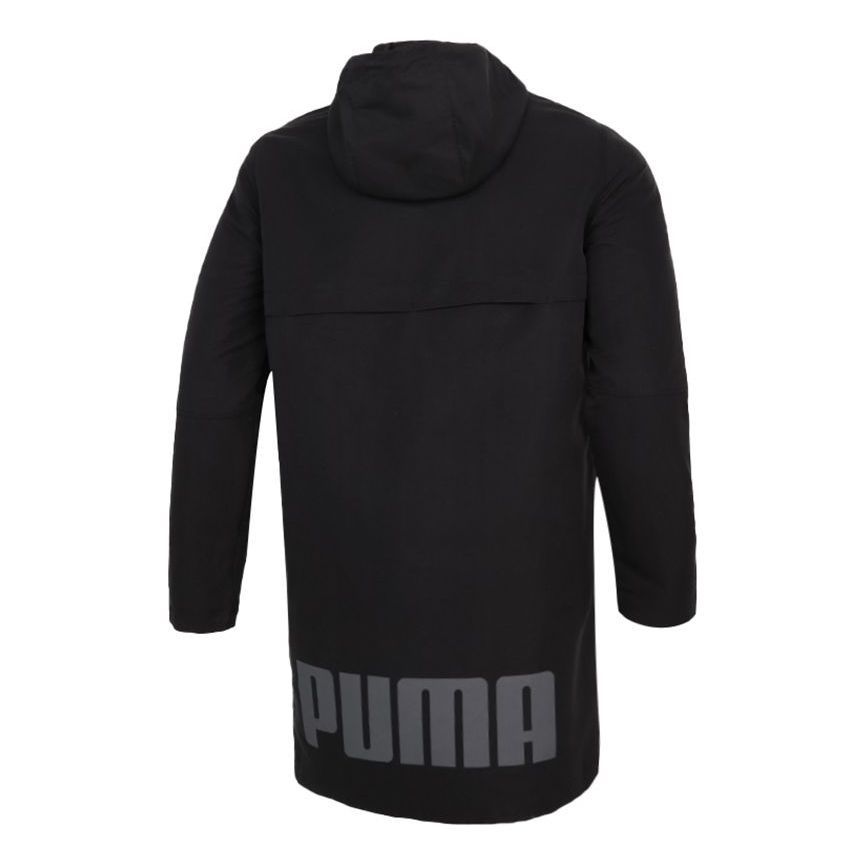 Puma Full Sleeve Solid Jacket 'Black Grey' 588735-01 sold by KicksCrew