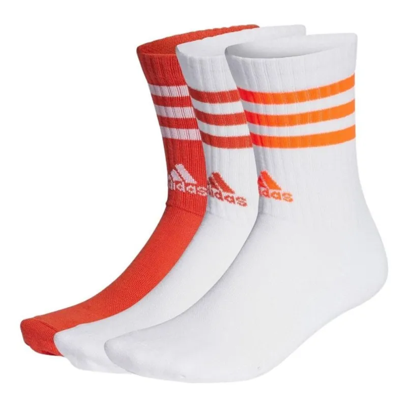 adidas Stripes Cushioned Crew Socks (3 Packs) IC1324 sold by KicksCrew