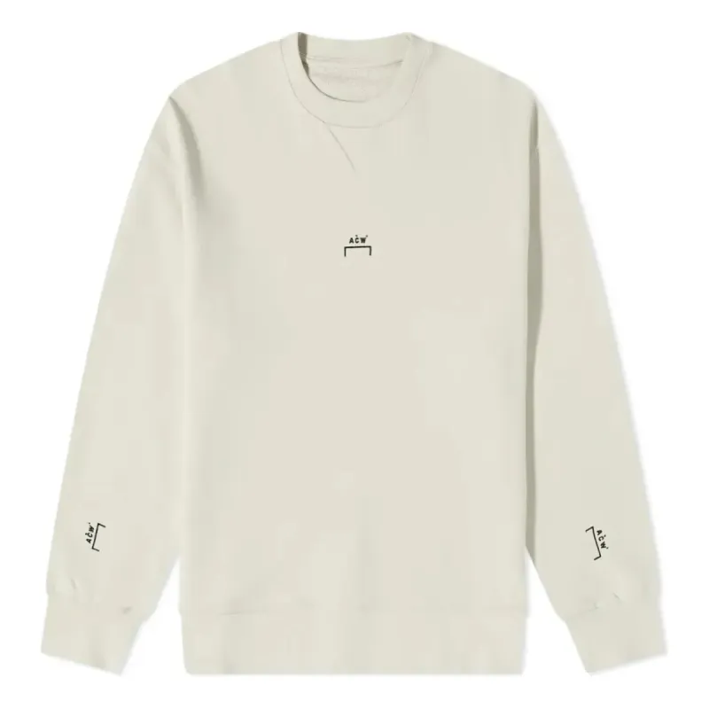 A-COLD-WALL* Essential Crewneck Sweatshirt 'Bone' ACWMW080-BN sold by KicksCrew