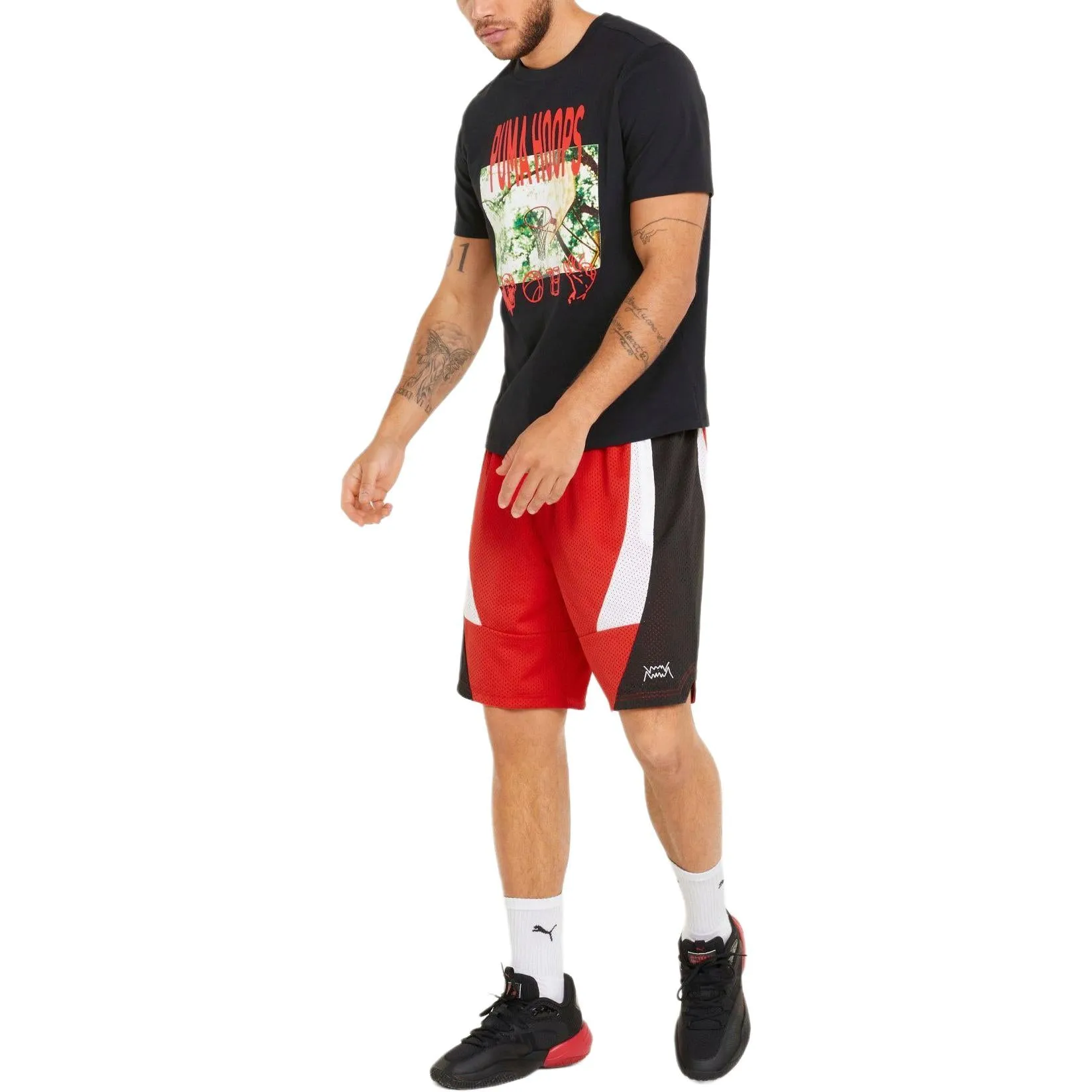 PUMA 4th Quarter Basketball T-shirt 'Black' 532361-13 sold by KicksCrew product image thumbnail 3