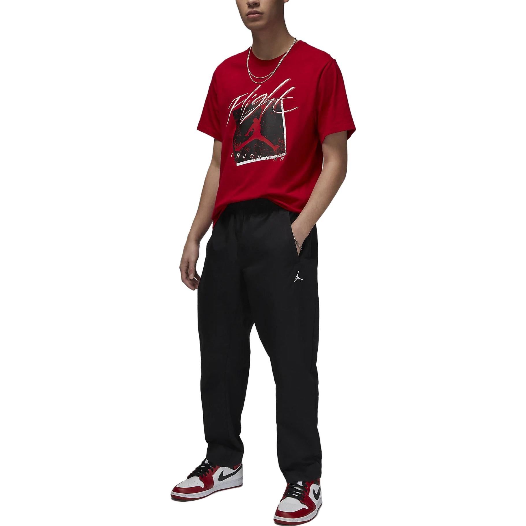 Air Jordan Flight Logo T-Shirt 'Gym Red' DX9593-687 sold by KicksCrew product image thumbnail 4