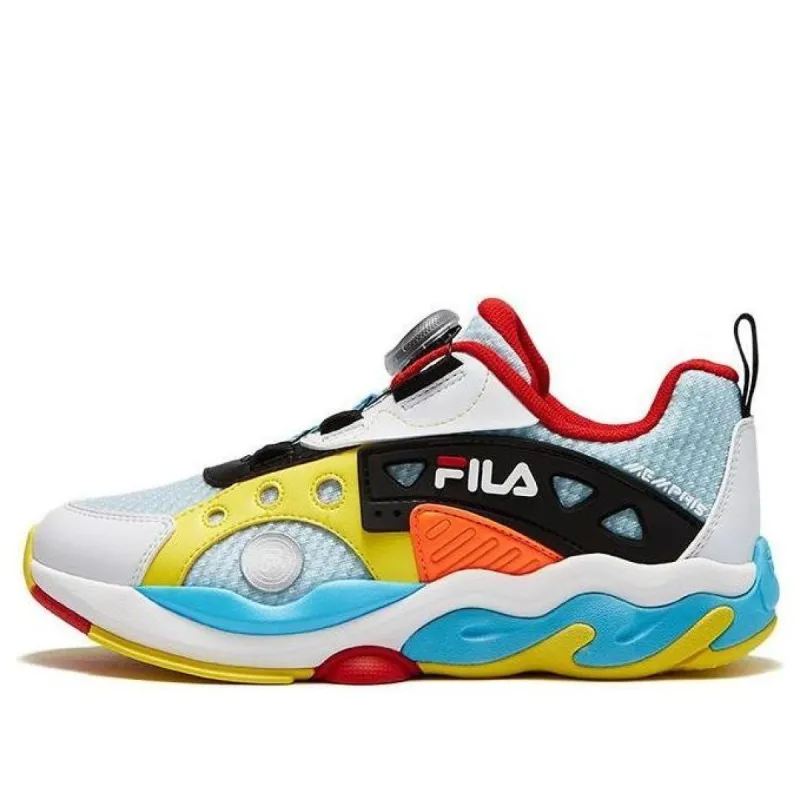 (GS) FILA Sportswear Sneakers 'White Blue Yellow' K15B331103FSA sold by KicksCrew