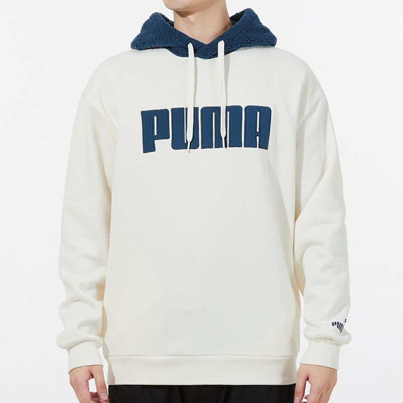 Puma Long Sleeved Pullover Hoodie 'White' 534939-93 sold by KicksCrew product image thumbnail 3