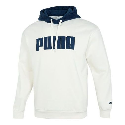 Puma Long Sleeved Pullover Hoodie 'White' 534939-93 sold by KicksCrew