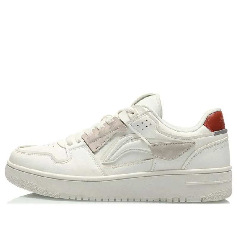 Li-Ning Classic Skateboarding 'White Red' AGCS391-2 sold by KicksCrew
