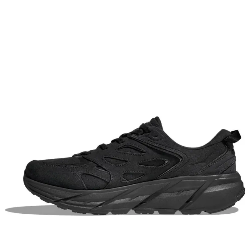 Hoka One One Clifton L Suede 'Triple Black' 1122571-BBLC sold by KicksCrew