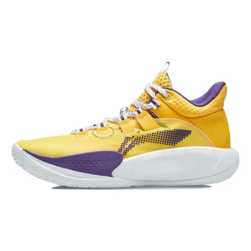(GS) Li-Ning Sonic 9 Low 'Yellow Purple' ABPR053-4 sold by KicksCrew
