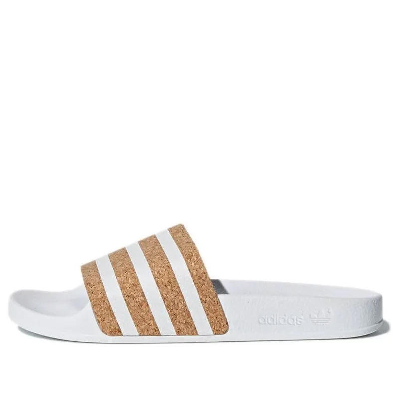 (WMNS) Adidas Adilette Slides 'Cork' CQ2238 sold by KicksCrew