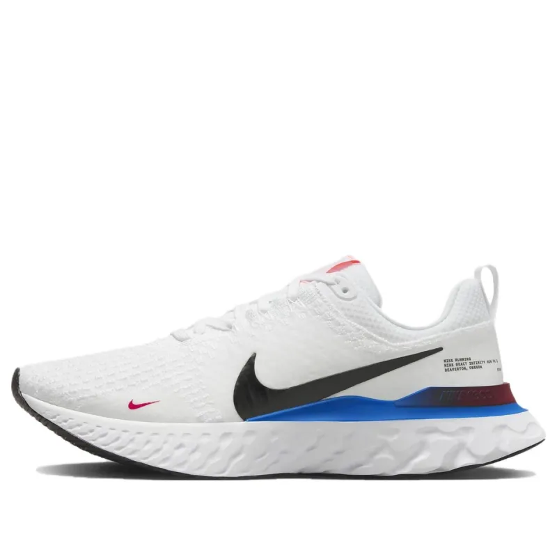 Nike React Infinity Run Flyknit 3 'White Photo Blue Red' FJ3994-100 sold by KicksCrew