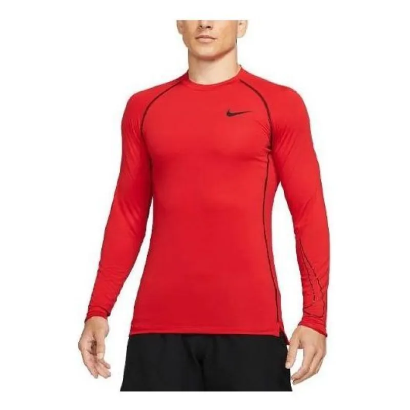 Nike Pro Dri-FIT Slim Fit Long-Sleeve Top 'Red' DD1980-657 sold by KicksCrew
