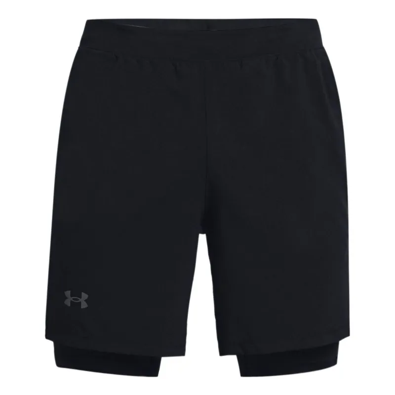 Under Armour Launch Run 2-in-1 Shorts 'Black' 1361497-001 sold by KicksCrew